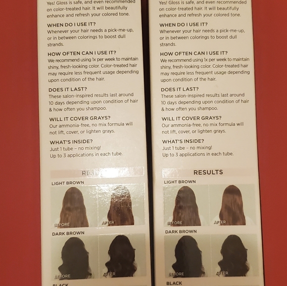 L'Oreal Le Color Gloss One Step Hair Toning RICH BRUNETTE Boosts Shine 4.0 OZ - Picture 3 of 4